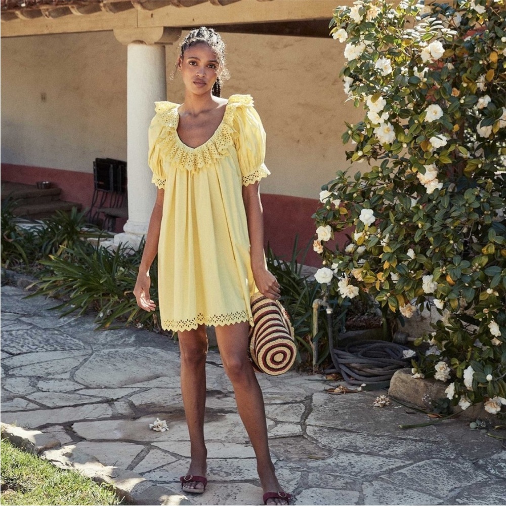 Doen Iona dress in pomelo